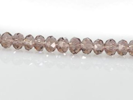 Бусины Хрусталные 3х4 мм (123) №21 light Amethyst , 1 низка