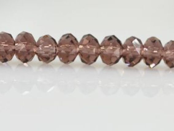 Бусинки Хрустальные размер 3х4 мм (140) №22 light peach , 1 низка