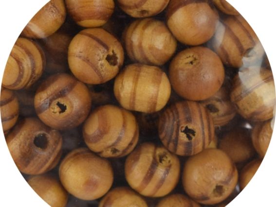 Набор деревянных бусин, шар 8 мм Коричневые, 100 шт/уп Набор деревянных бусин, шар 8 мм Коричневые, 100 шт/уп