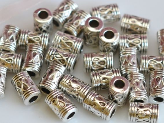 Бусины металлические №33 Египет Средняя 9 мм, античное серебро, 50 шт Бусины металлические №33 Египет Средняя 9 мм, античное серебро, 50 шт