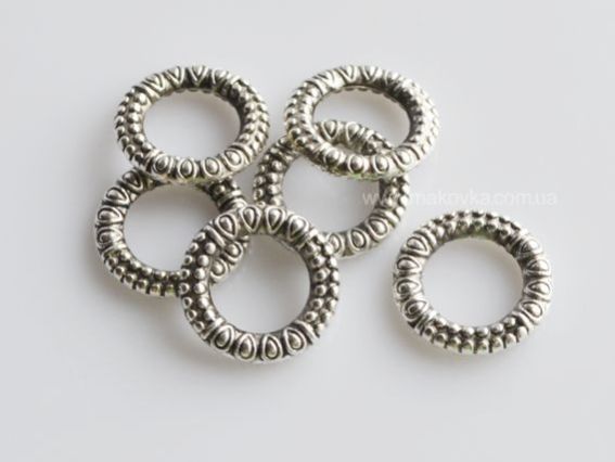 Металлические соединительные бусины 17х3 мм Антик, 50 шт Металлические соединительные бусины 17х3 мм Антик, 50 шт