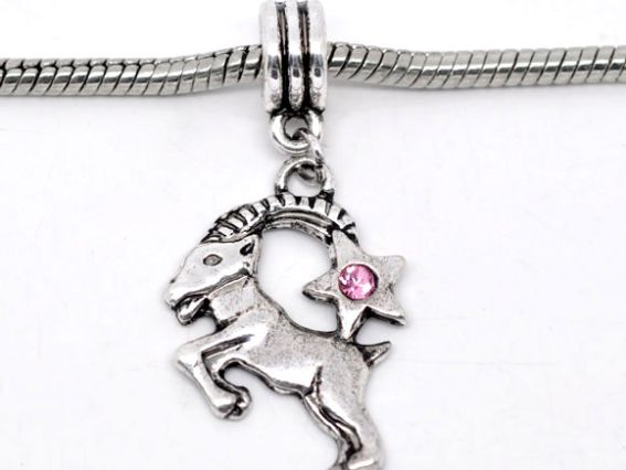 Бусина Пандора-стиля с подвеской Знак Зодиака Козерог Бусина Пандора-стиля с подвеской Знак Зодиака Козерог