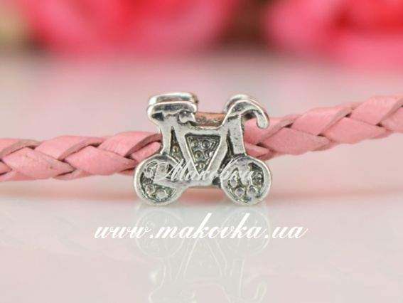 Бусина Пандора-стиля метал-я Велосипед (МФ-80)