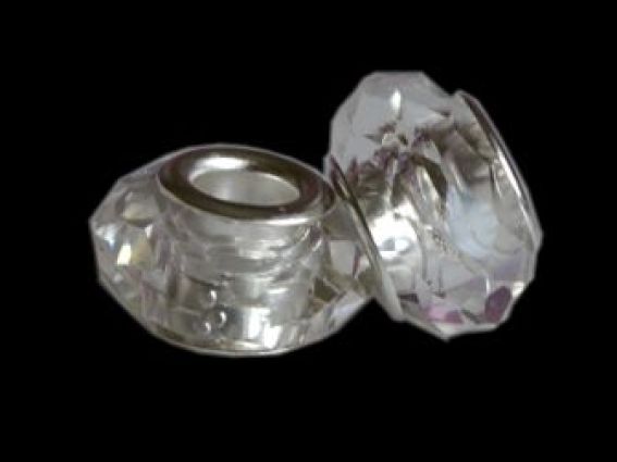 Бусина Пандора-стиля хрусталь 20 белая Бусина Пандора-стиля хрусталь 20 белая