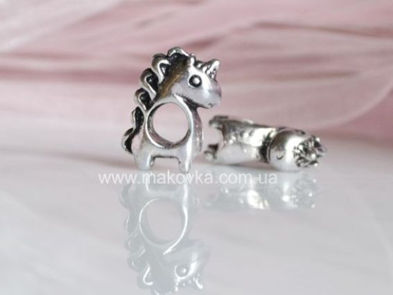 Бусина Пандора метал-я Фигурная Единорог (МФ-46) Бусина Пандора метал-я Фигурная Единорог (МФ-46)