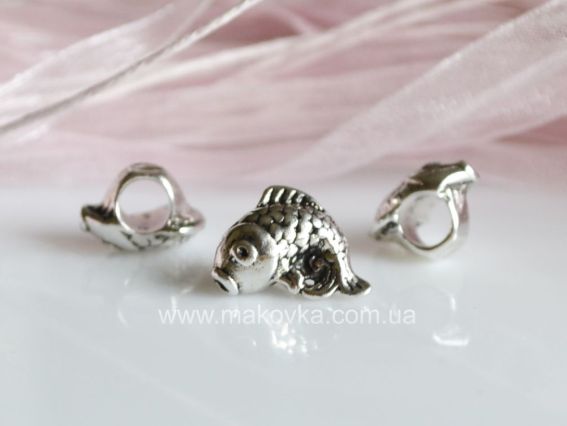 Бусина Пандора метал-я Фигурная Рыбка (МФ-48) Бусина Пандора метал-я Фигурная Рыбка (МФ-48)