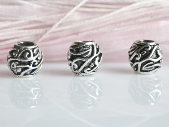 Бусина Пандора метал-я Фигурная В листьях (МФ-55) Бусина Пандора метал-я Фигурная В листьях (МФ-55)