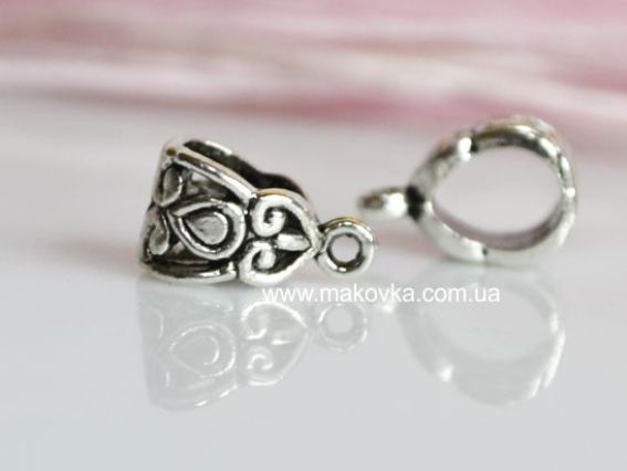 Намистина Бейл 05 пандора з колечком велика античне срібло