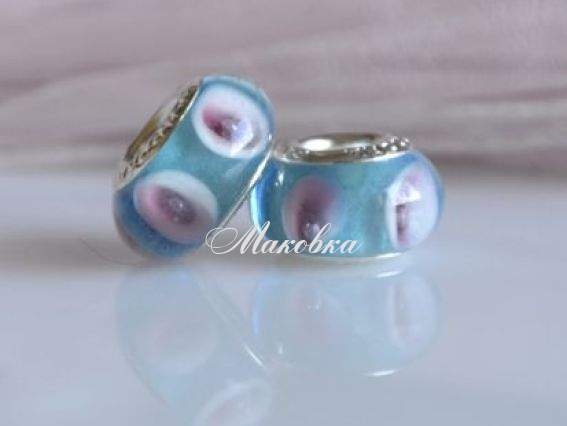 Бусина Пандора Lampwork №105 Бусина Пандора Lampwork №105