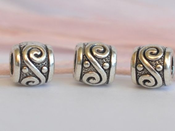 Бусина Пандора-стиля метал-я Завиток-3 (МФ-102) Бусина Пандора-стиля метал-я Завиток-3 (МФ-102)