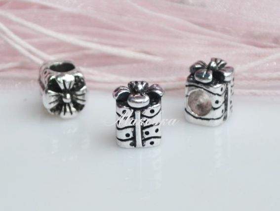 Бусина Пандора метал-я Подарок (МФ-66)