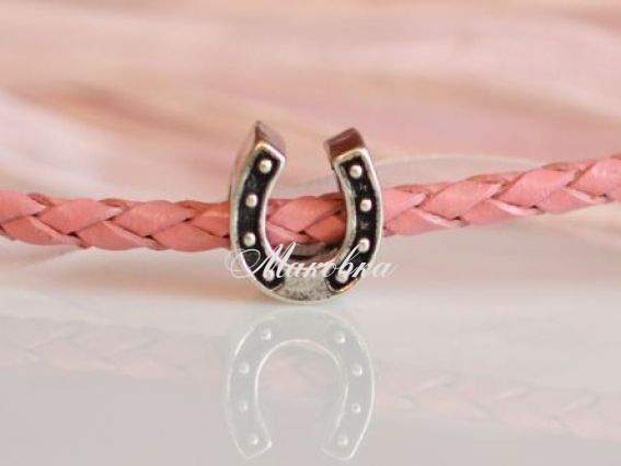 Бусина Пандора-стиля метал-я Подкова (МФ-84)