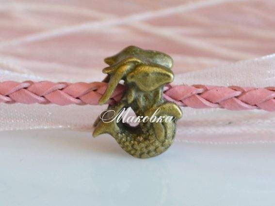 Бусина Пандора-стиля метал-я Козерог (МФ-93) бронзовая