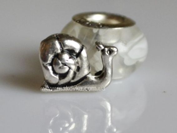 Бусина Пандора метал-я Фигурная Улитка (МФ-32) Бусина Пандора метал-я Фигурная Улитка (МФ-32)