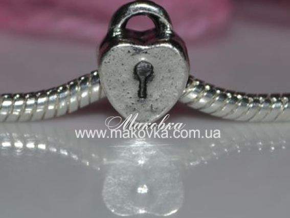 Бусина-стопер с резьбой 03 Замочек Бусина-стопер с резьбой 03 Замочек
