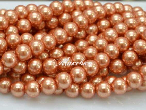 Жемчуг 10 мм, 04 персиковый Жемчуг 10 мм, 04 персиковый