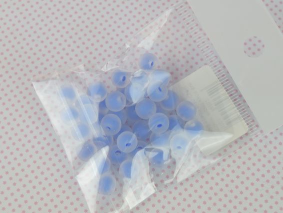 Бусины ШАР диаметр 8 мм, Матовый ореол М30-СИНИЕ, 10г, 10г