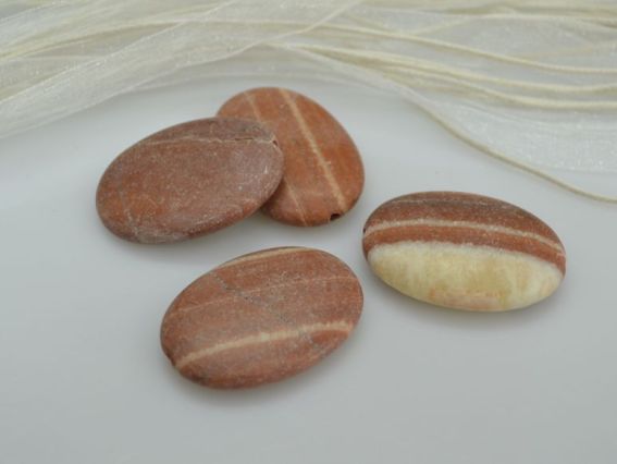 Бусина БК-004, яшма, овальная 37х20 мм Бусина БК-004, яшма, овальная 37х20 мм