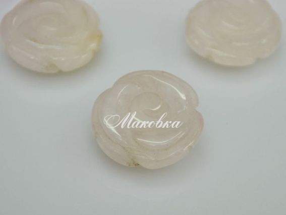 Бусина БК-005, Роза 25 мм