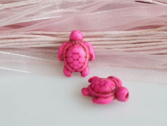 Бусина БК-26-5 Черепаха 18х14х7 мм бирюза, 1 шт розовая Бусина БК-26-5 Черепаха 18х14х7 мм бирюза, 1 шт розовая