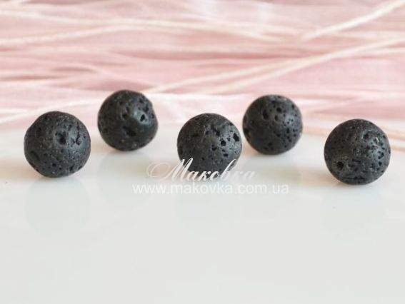 Бусина БК-63 из лавы Шар 10 мм, 1 шт Бусина БК-63 из лавы Шар 10 мм, 1 шт