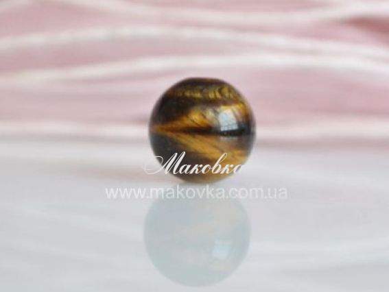 Бусина БК-34 Тигровый глаз, 10 мм, 1 шт