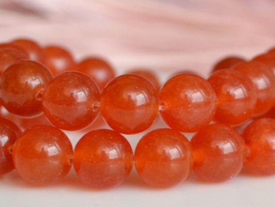 Бусина БК-66 Нефрит 10 мм шар 1 шт Красная Бусина БК-66 Нефрит 10 мм шар 1 шт Красная