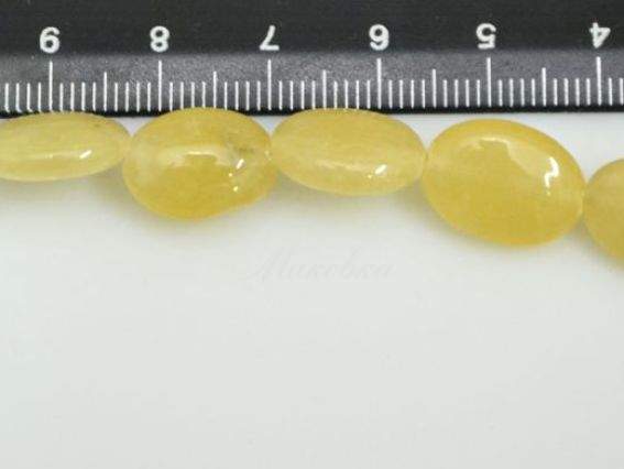 Бусины НК-02, 1 низка, овал