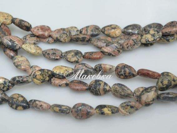 Бусины НК-12 1 низка, капля