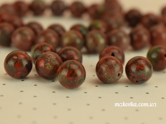 БК-129 Намистина з Яшми Брекчієподібна, куля 8 мм 