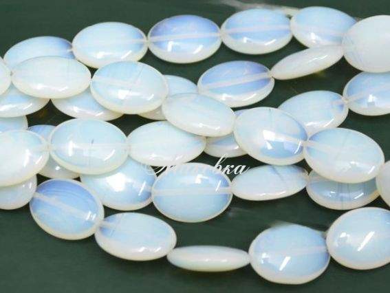 Бусины НК-13 1 низка, овал