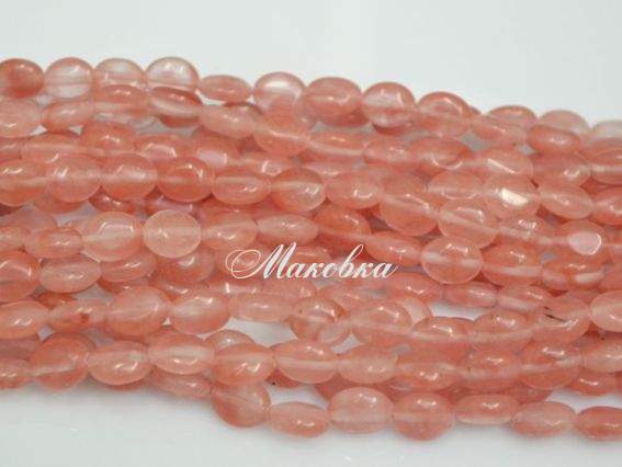 Бусины НК-15 1 низка, овал