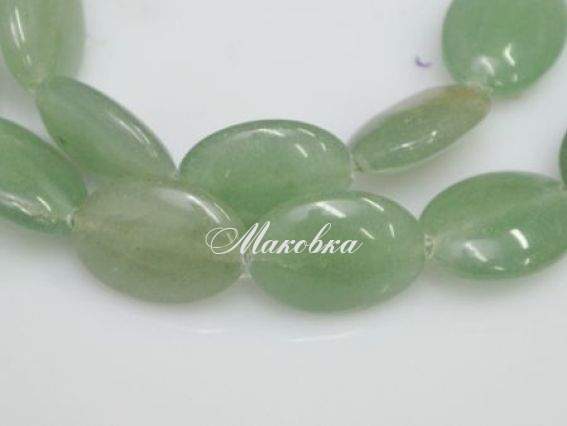 Бусины НК-18 1 низка, овал