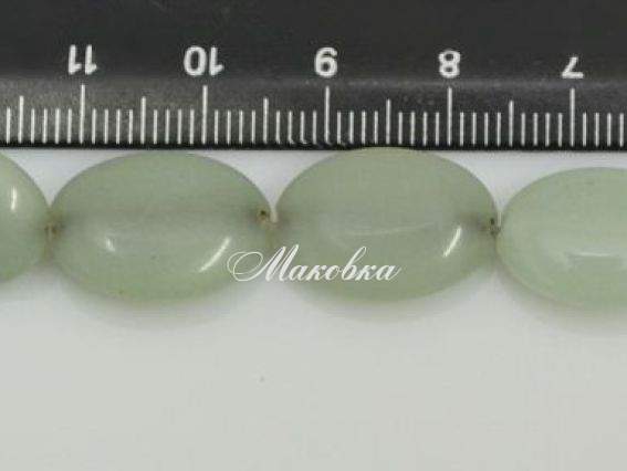 Бусины НК-19 1 низка, овал