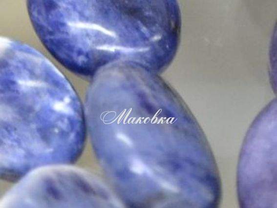 Бусины НК-24 1 низка, овал