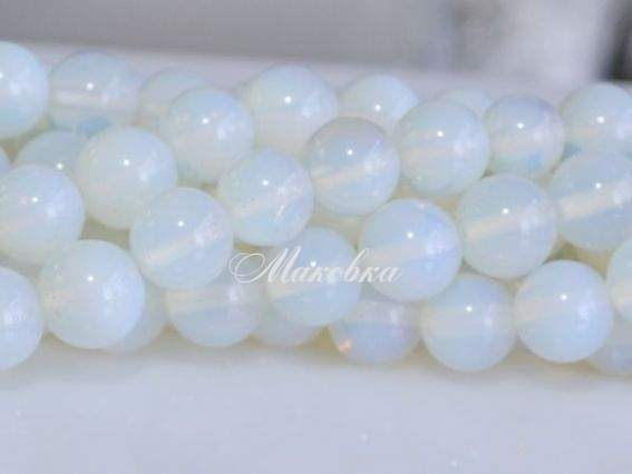 Бусины НК-51 Лунный камень 10 мм 1 низка Бусины НК-51 Лунный камень 10 мм 1 низка