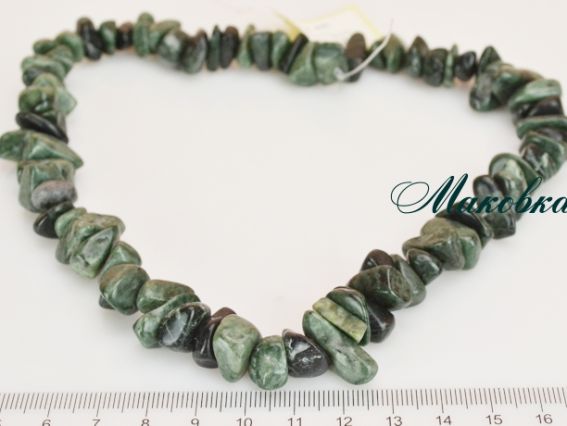 Бусины НК-89 Опал зеленый, рубка 7-8,5 мм, 1 низка Бусины НК-89 Опал зеленый, рубка 7-8,5 мм, 1 низка