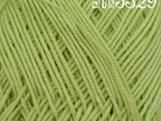 Almina Madame Tricote пряжа 5329 св.-зеленый