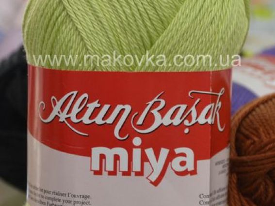 Miya Altin Basak пряжа 0029 салатовый