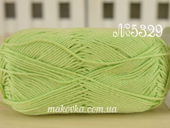 Camilla Madame Tricote пряжа 5329 ярко-салатовый