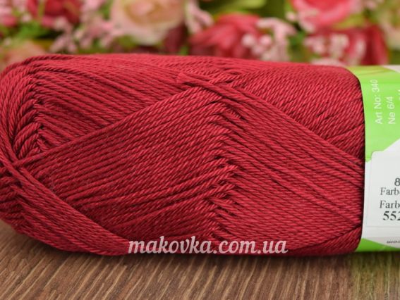 Camilla Madame Tricote пряжа 5522 бордовый