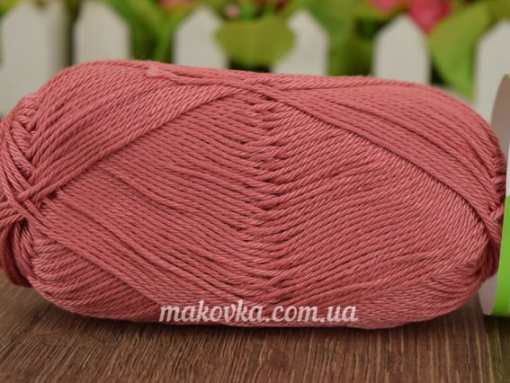 Camilla Madame Tricote пряжа 5545 пыльная роза-кофейный