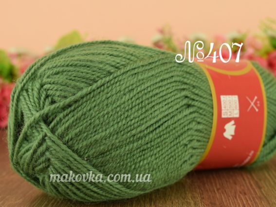 Cardinal Victoria пряжа 407 св. зеленый