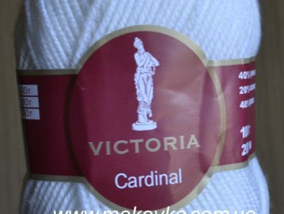 Cardinal Victoria пряжа 001 молочный