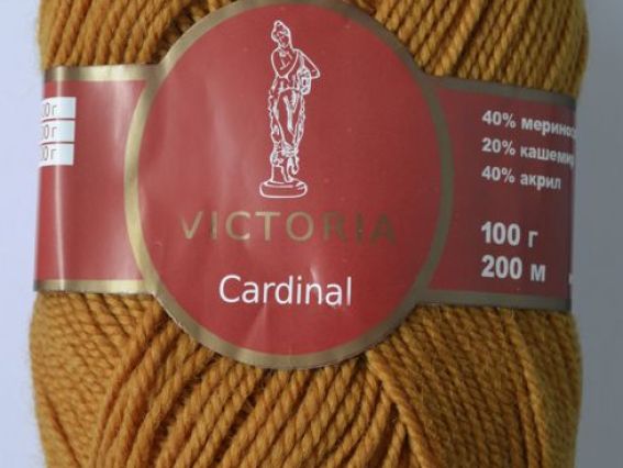 Cardinal Victoria пряжа 129 горчичный