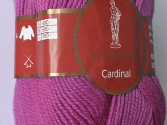 Cardinal Victoria пряжа 202 розовый