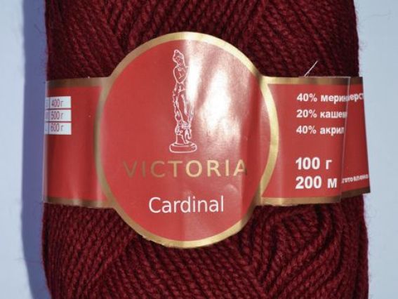 Cardinal Victoria пряжа 224 бордовый
