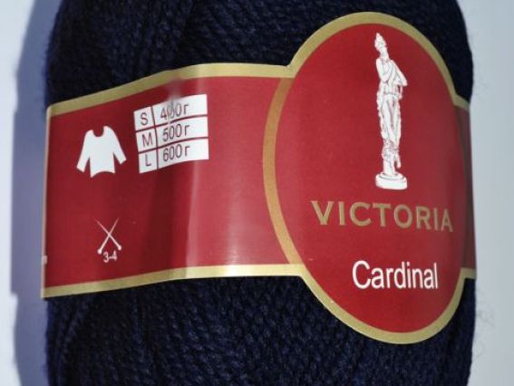 Cardinal Victoria пряжа 330 т. синий