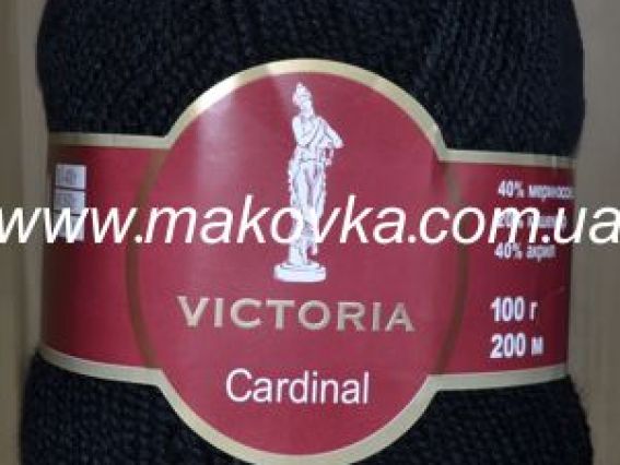 Cardinal Victoria пряжа 622 черный