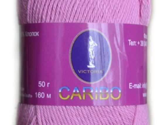 Caribo Victoria пряжа 66 розово-сиреневый